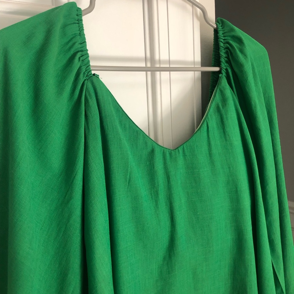 Tuckernuck Pomander Place Green Long Sleeve Blouse. Size XL - Picture 7 of 14